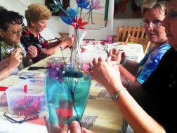 Art-terapeutická dílna v karvinské knihovně