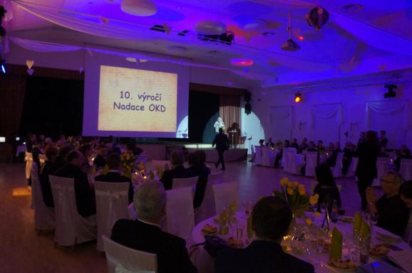 Slavnostní večer 10 výročí Nadace OKD